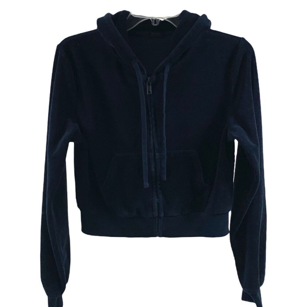 John Galt for Pacsun Velour Full Zip Hoodie One Size